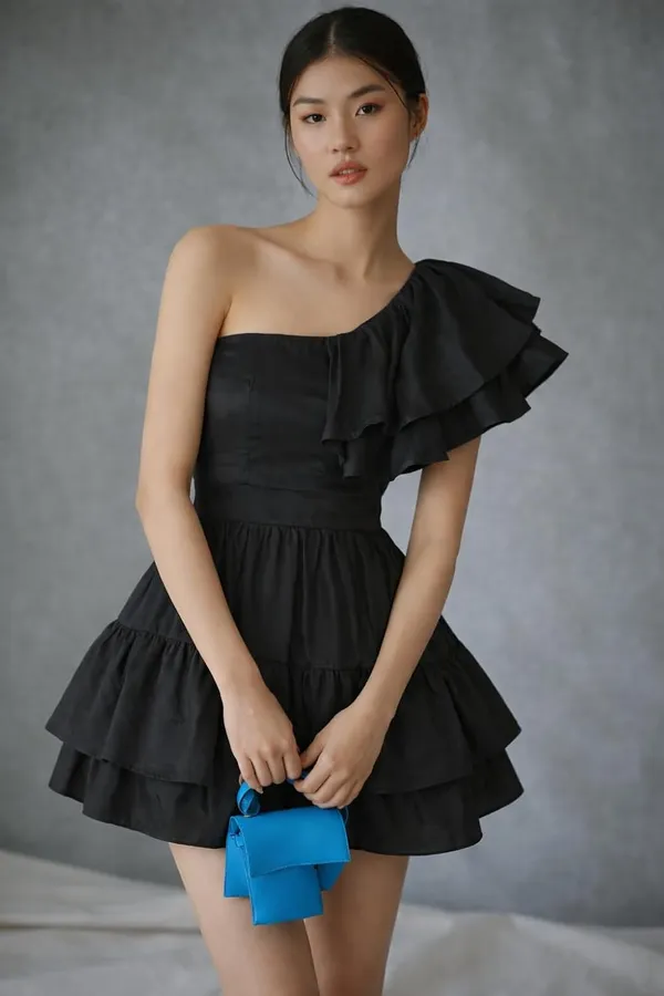 Womens_One_Shoulder_Ruffle_Mini_Dress