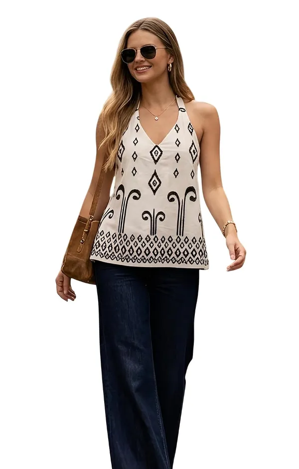 Womens_Cotton_Halter_Neck_Top