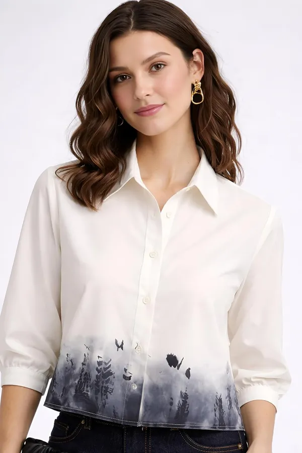 Womens_Printed_Button_Down_Shirt