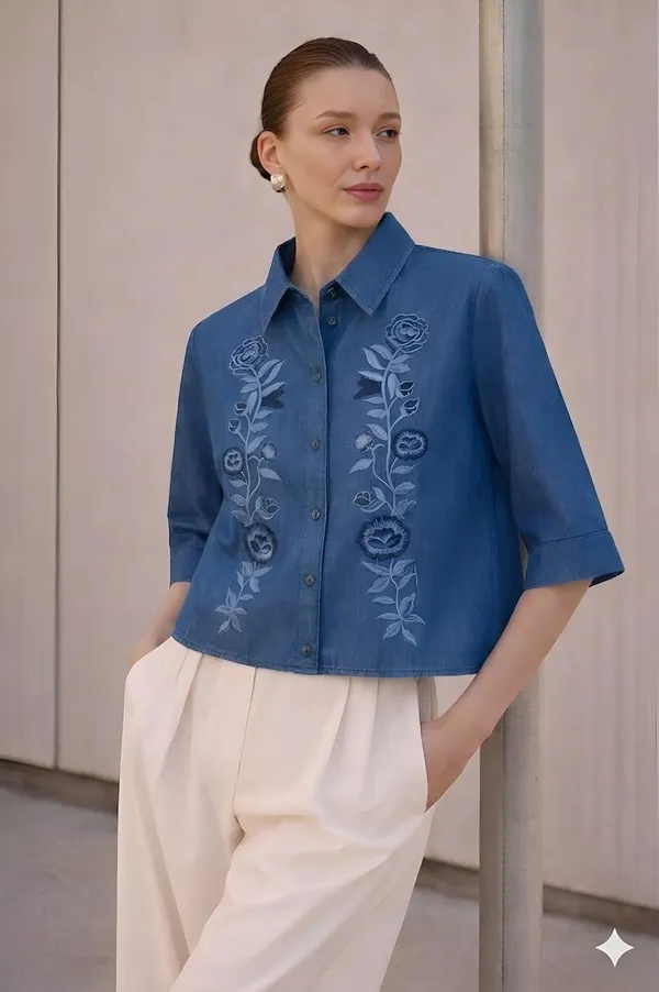 Womens_Embroidered_Crop_Shirt