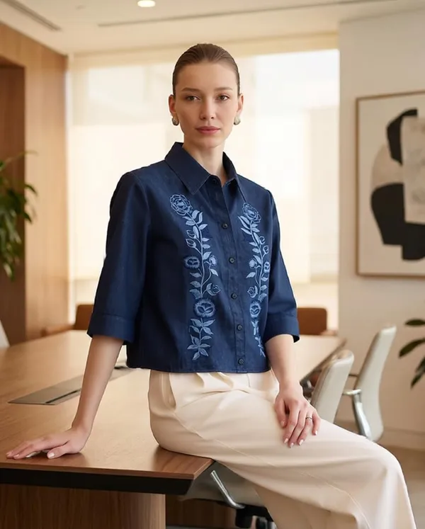 Womens_Embroidered_Crop_Shirt