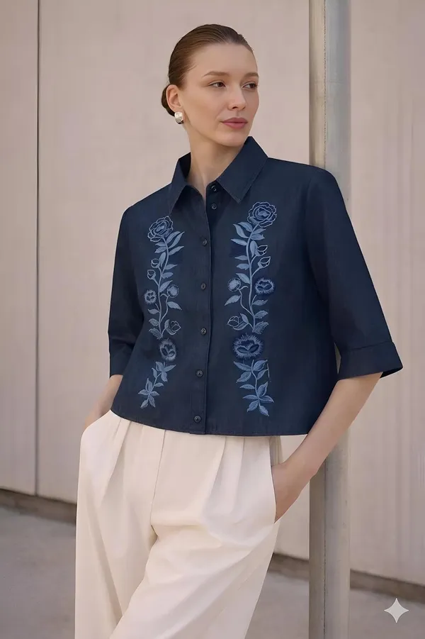 Womens_Embroidered_Crop_Shirt