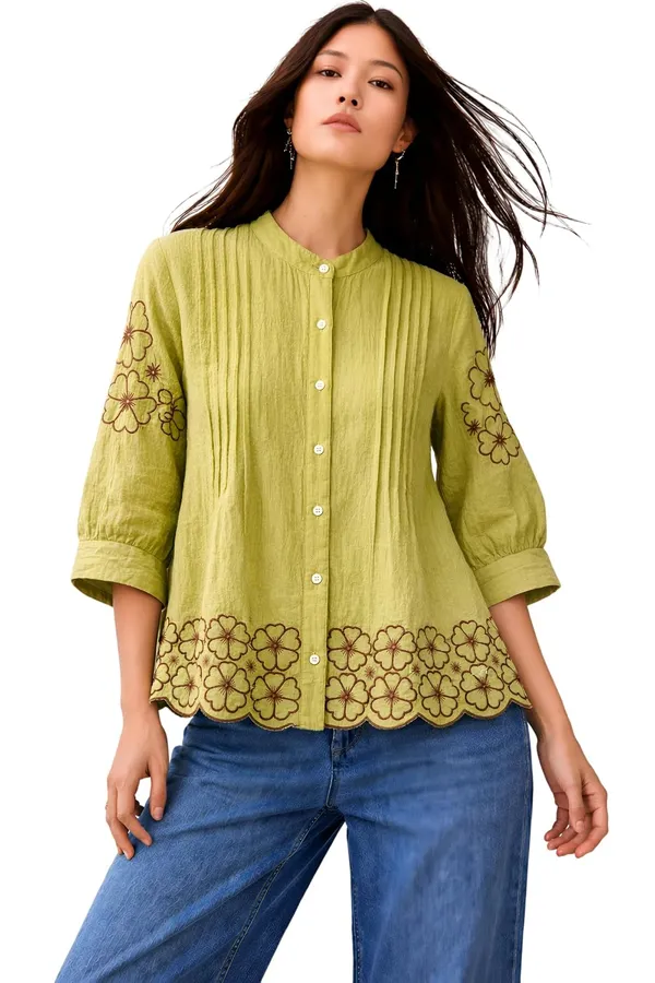 Womens_Embroidered_Button_Down_Shirt