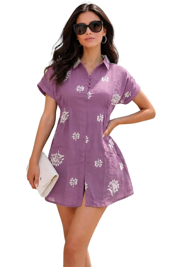 Womens_Button_Detail_Mini_Dress