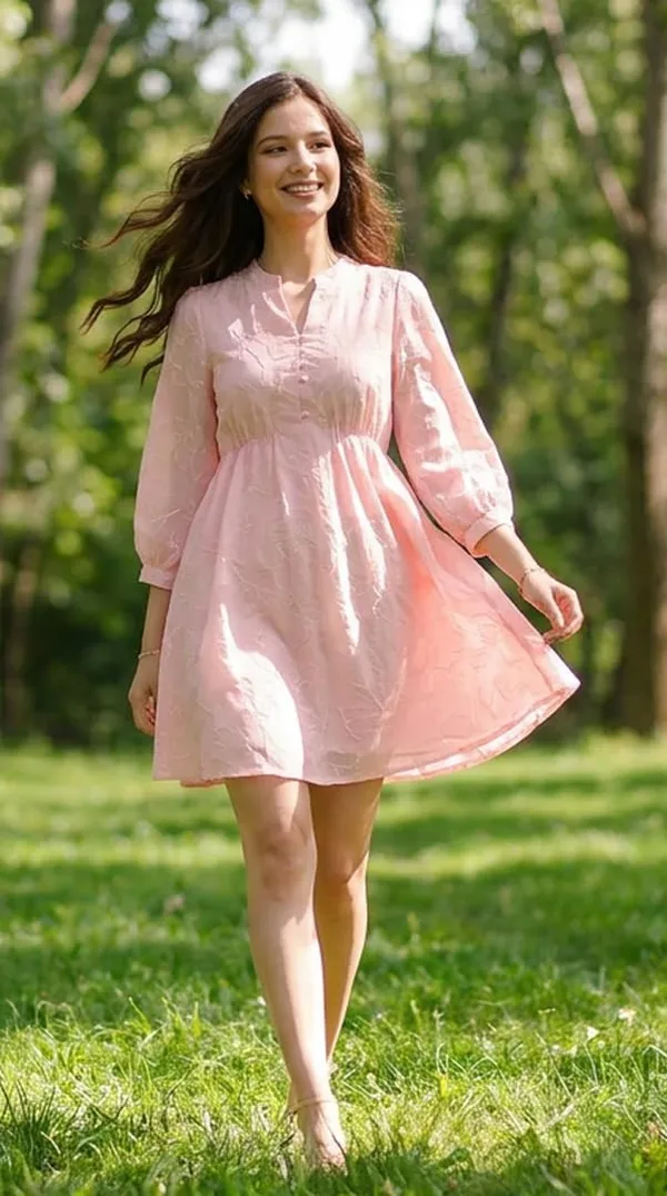 Womens_Floral_Textured_Mini_Dress