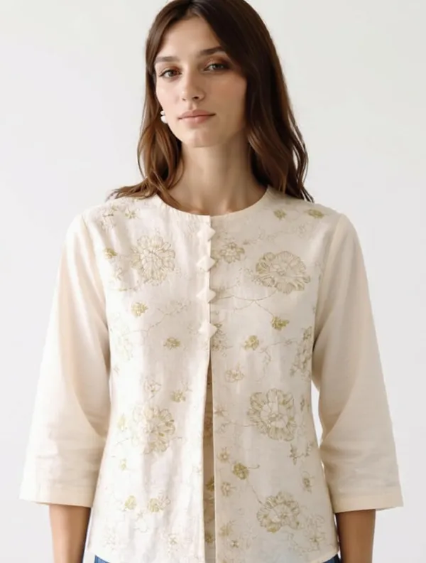 Womens_Floral_Printed_Layered_Top