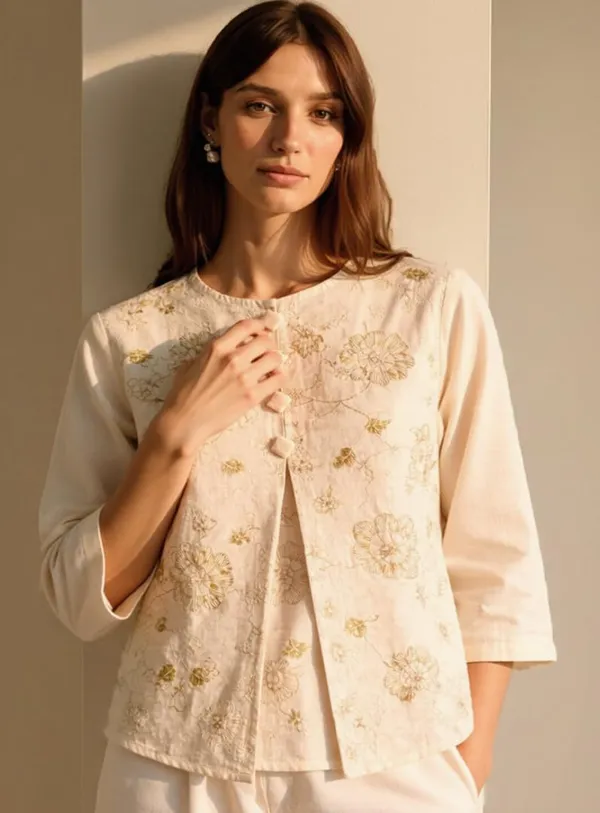 Womens_Floral_Printed_Layered_Top