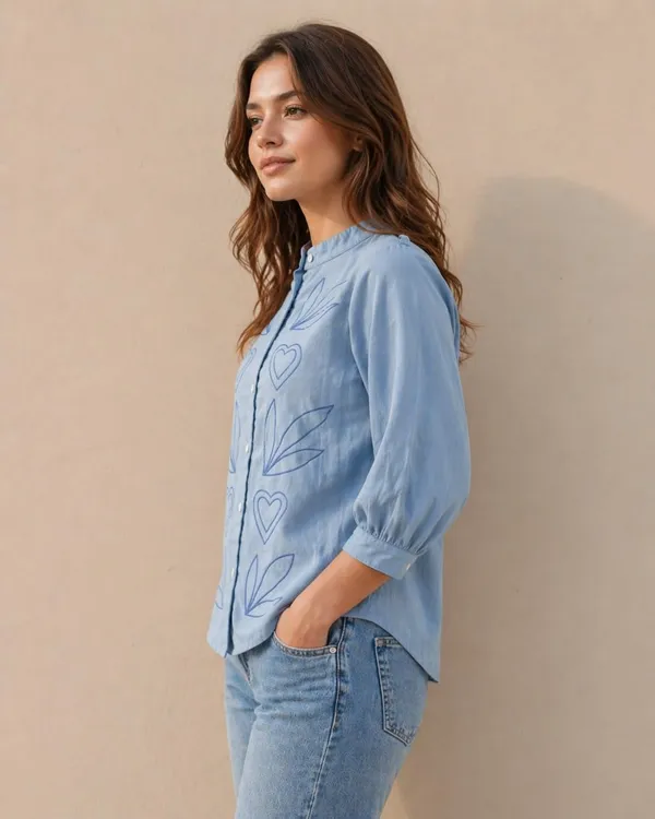 Womens_Embroidered_Button_Down_Shirt
