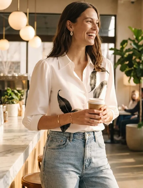 Womens_Printed_Button_Down_Shirt