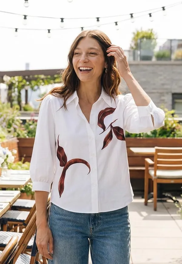 Womens_Printed_Button_Down_Shirt