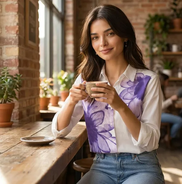 Womens_Floral_Printed_Button_Down_Shirt