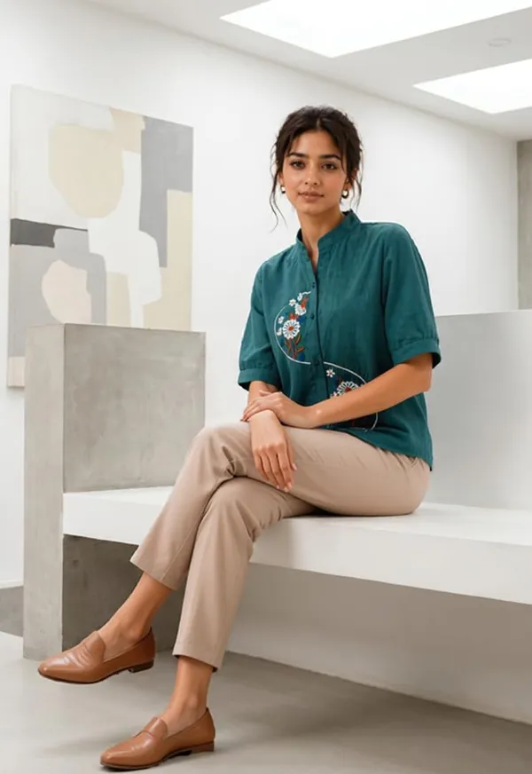 Womens_Embroidered_Button_Down_Shirt