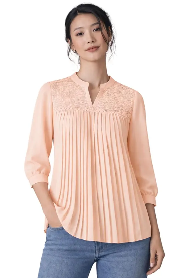 Womens_Pleated_Tunic_Top
