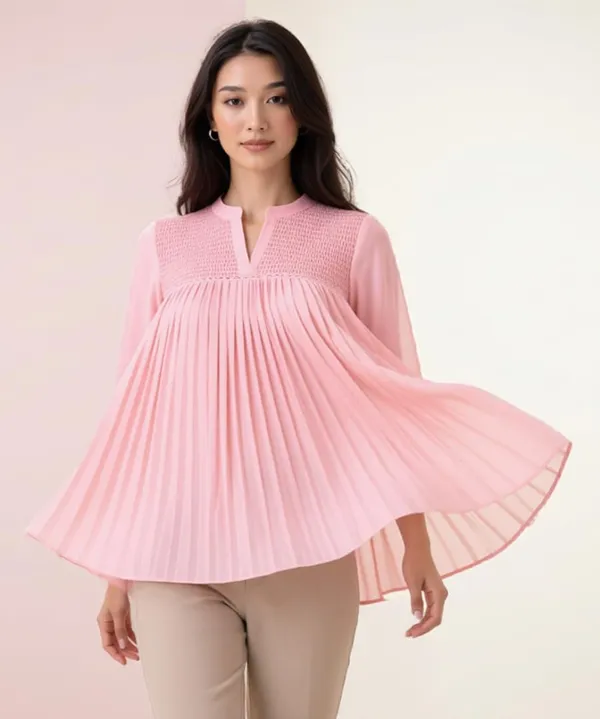 Womens_Pleated_Tunic_Top