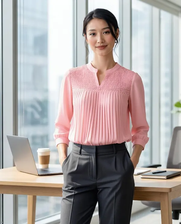 Womens_Pleated_Tunic_Top