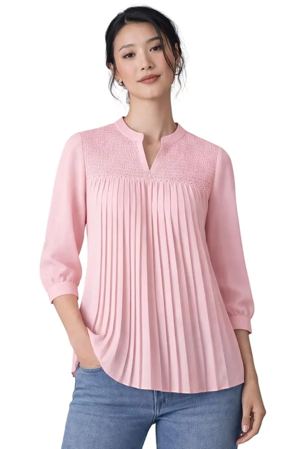 Womens_Pleated_Tunic_Top