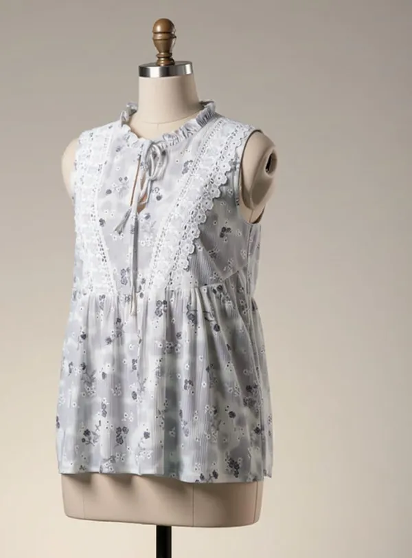 Womens_Floral_Printed_Sleeveless_Top