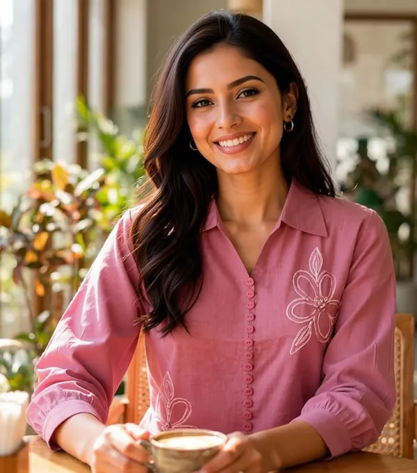 Womens_Embroidered_Cotton_Blend_Button_Down_Shirt