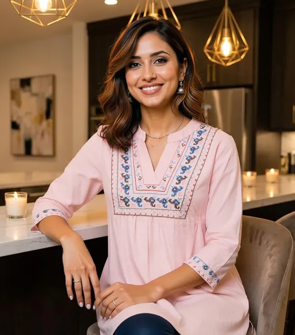 Women_Cotton_Blend_Kurti_Top