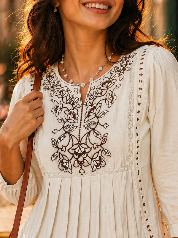 Women_Cotton_Blend_Kurti_Top