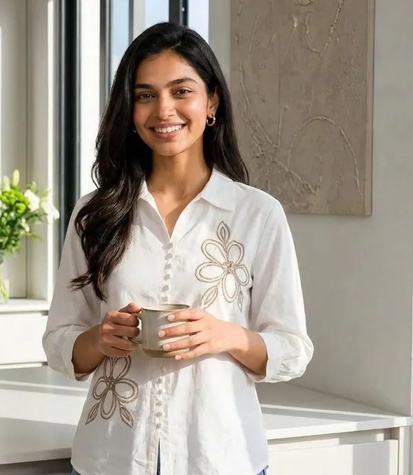 Womens_Embroidered_Cotton_Blend_Button_Down_Shirt