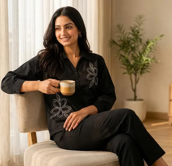 Womens_Embroidered_Cotton_Blend_Button_Down_Shirt