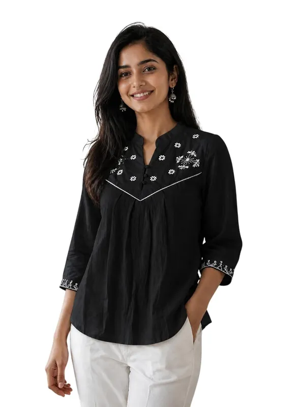 Women_Cotton_Blend_Kurti_Top