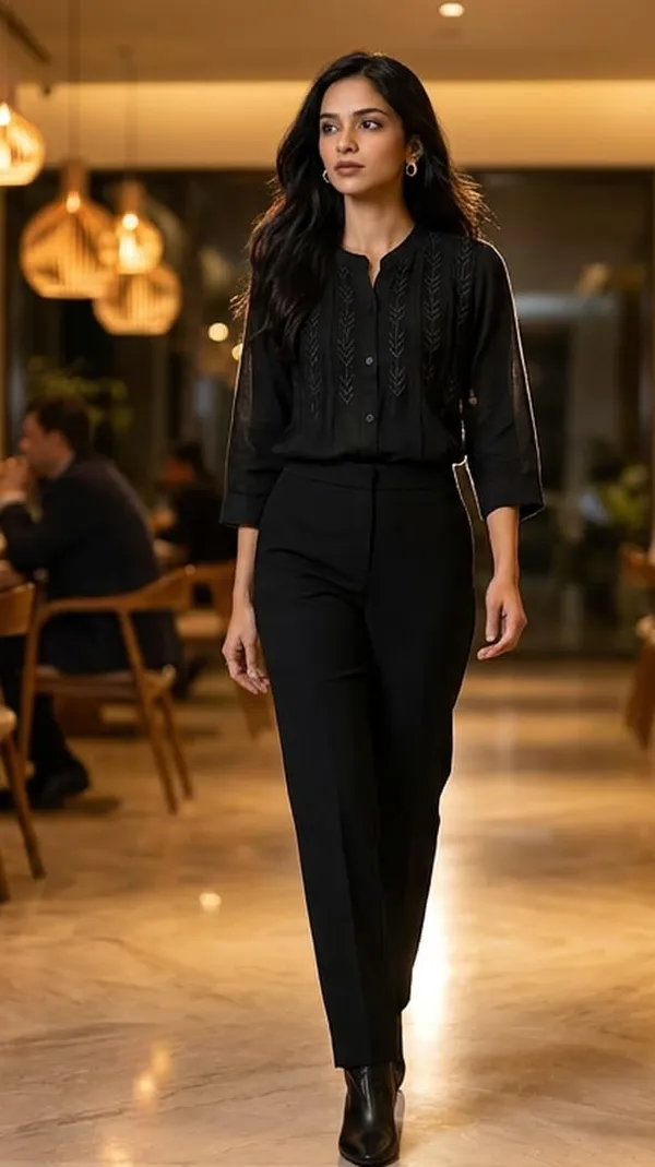Womens_Rayon_Mandarin_Collar_Shirt