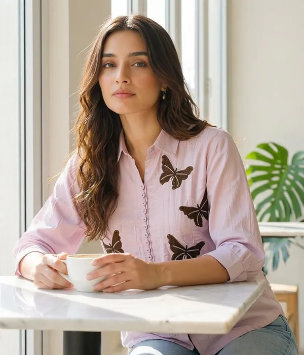 Womens_Embroidered_Cotton_Blend_Collared_Top