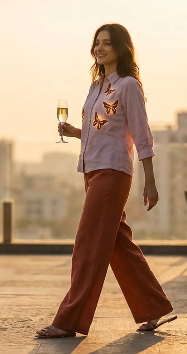 Womens_Embroidered_Cotton_Blend_Collared_Top