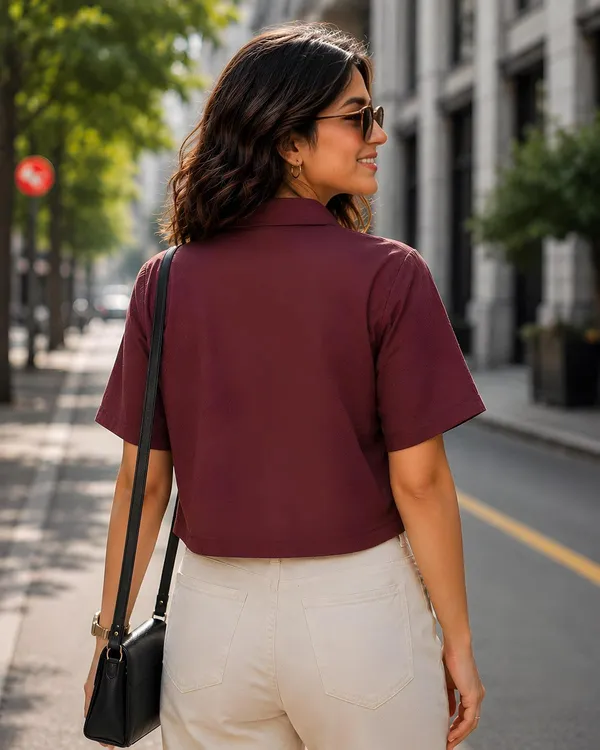 Womens_Embroidered_Cotton_Blend_Crop_Shirt