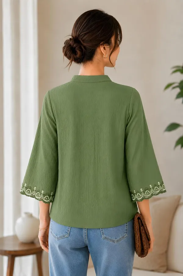 Women_Cotton_Blend_Tunic_Top