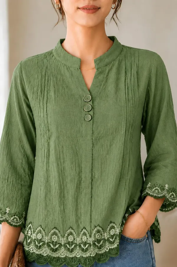 Women_Cotton_Blend_Tunic_Top