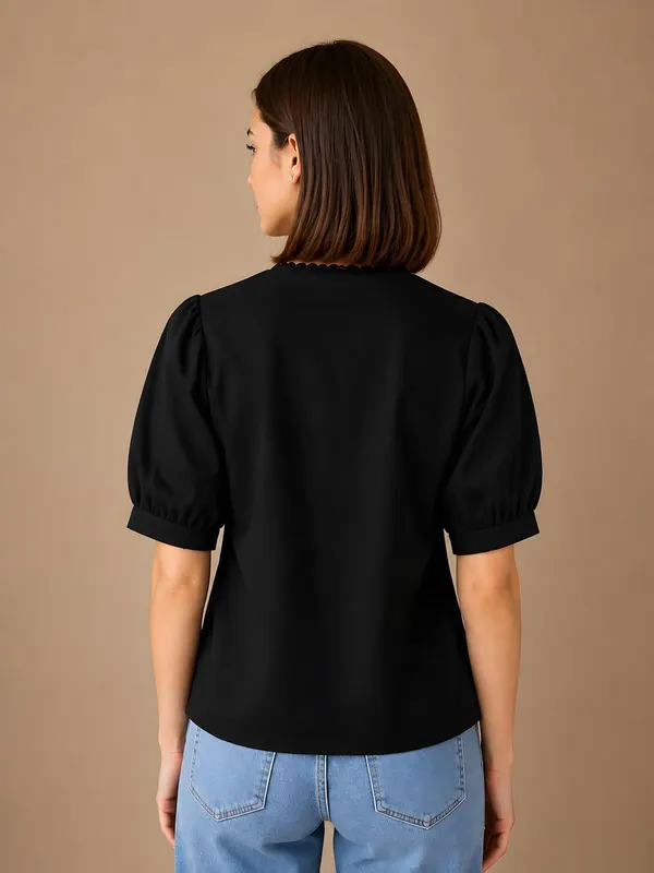 Women_Cotton_Blend_V_Neck_Tunic_Top