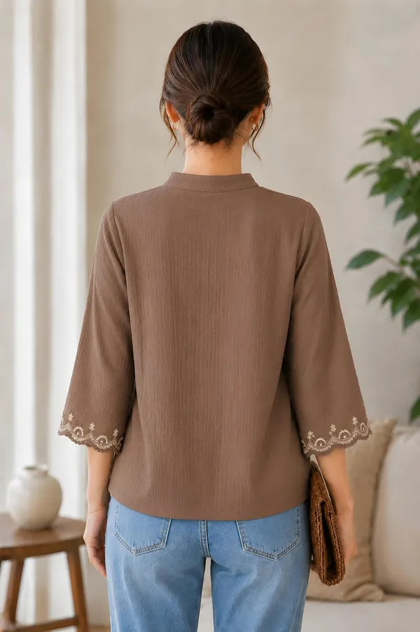 Women_Cotton_Blend_Tunic_Top