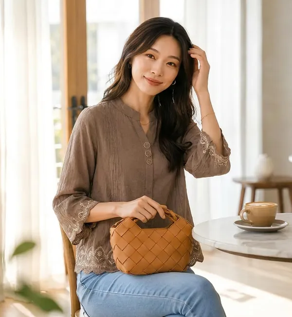 Women_Cotton_Blend_Tunic_Top