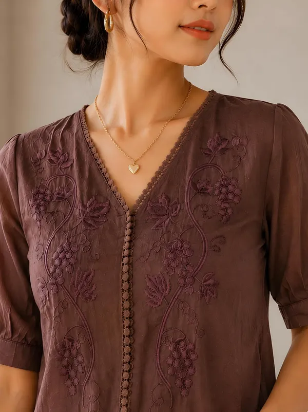 Womens_Embroidered_Cotton_Blend_Tunic_Top