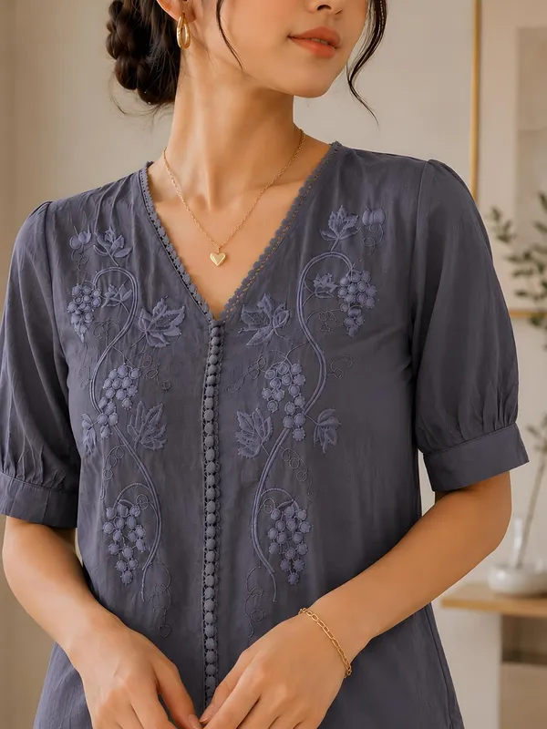 Womens_Embroidered_Cotton_Blend_Tunic_Top