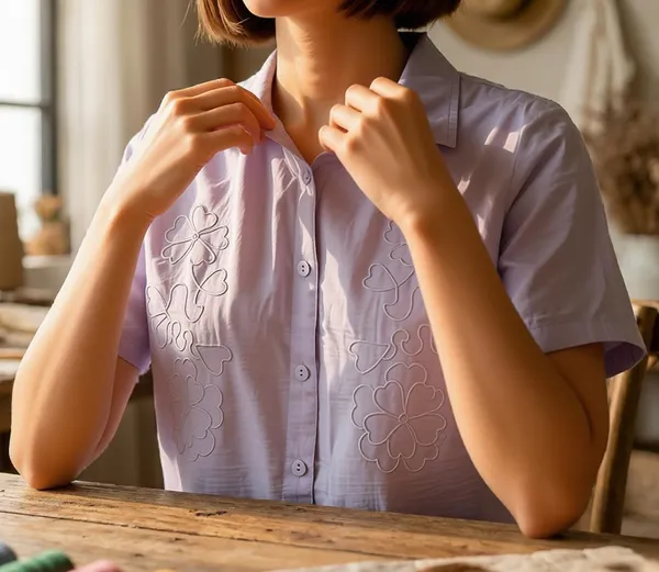 Floral_Embroidered_Button_Down_Crop_Shirt