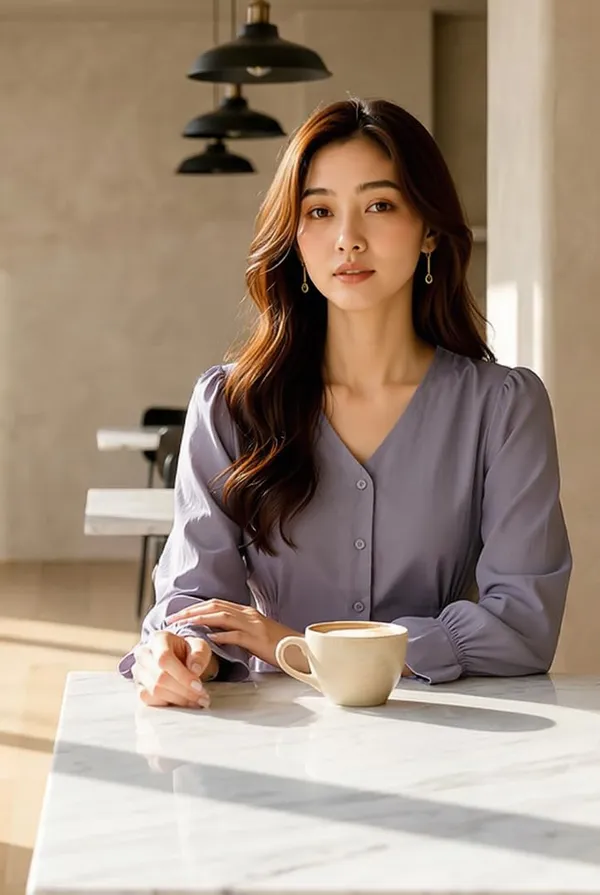 Women_V_Neck_Button_Down_Shirt