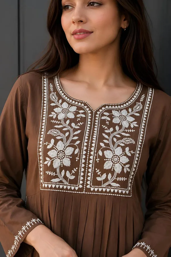 Women_Cotton_Blend_Kurti_Top