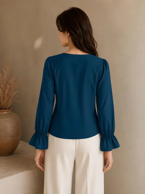 Women_V_Neck_Button_Down_Shirt