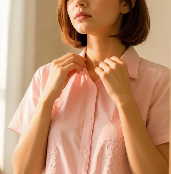Womens_Floral_Embroidered_Polyester_Crop_Shirt