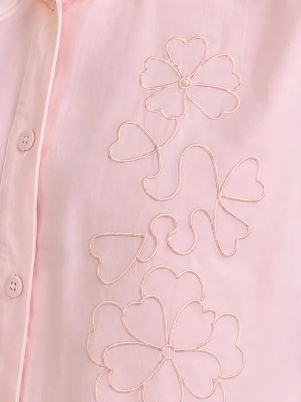 Womens_Floral_Embroidered_Polyester_Crop_Shirt