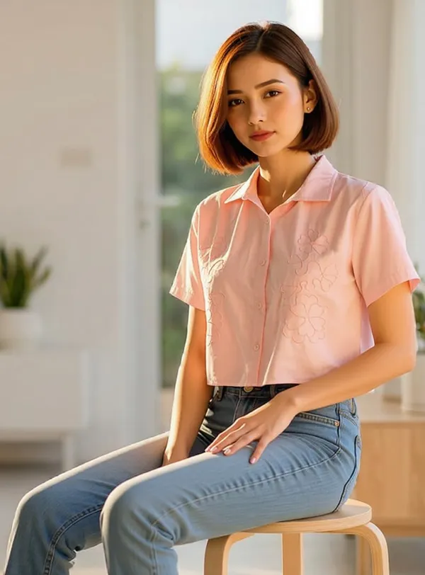 Womens_Floral_Embroidered_Polyester_Crop_Shirt