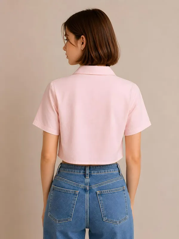 Womens_Floral_Embroidered_Polyester_Crop_Shirt