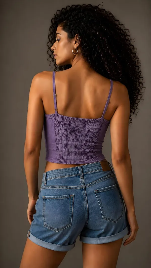 Crop_Top_With_Shrug_Shirt_For_Women