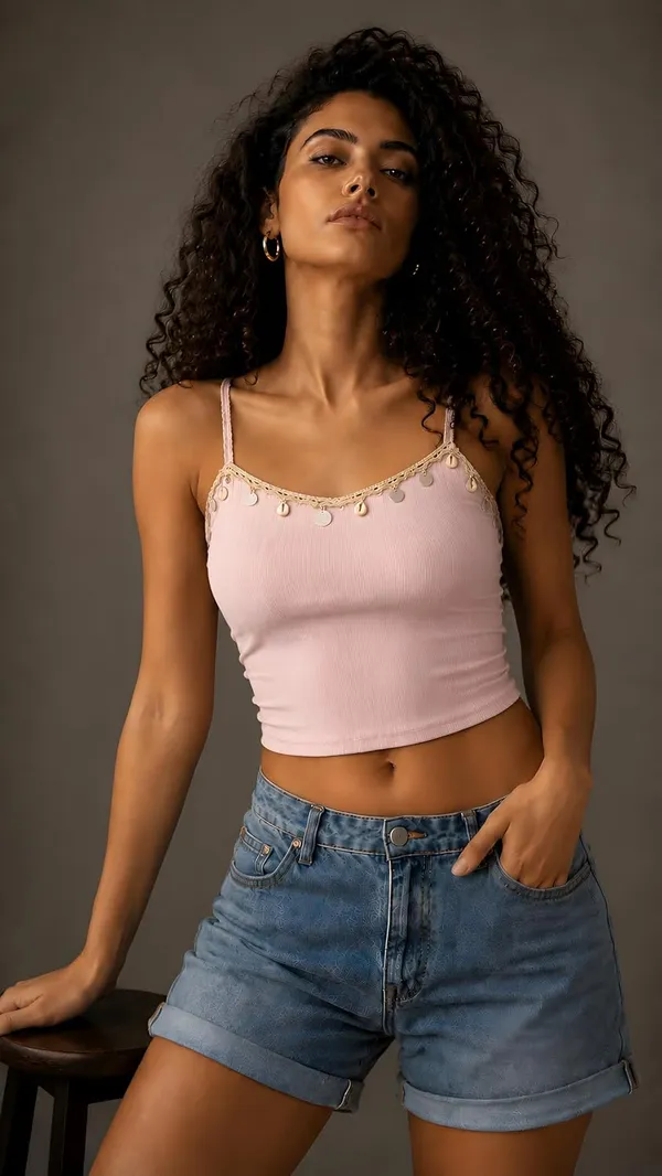 Crop_Top_With_Shrug_Shirt_For_Women