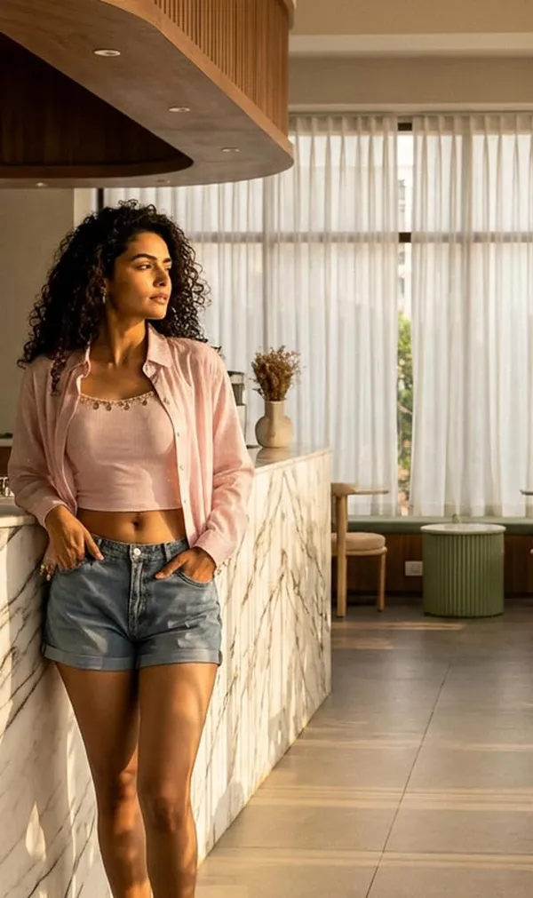 Crop_Top_With_Shrug_Shirt_For_Women