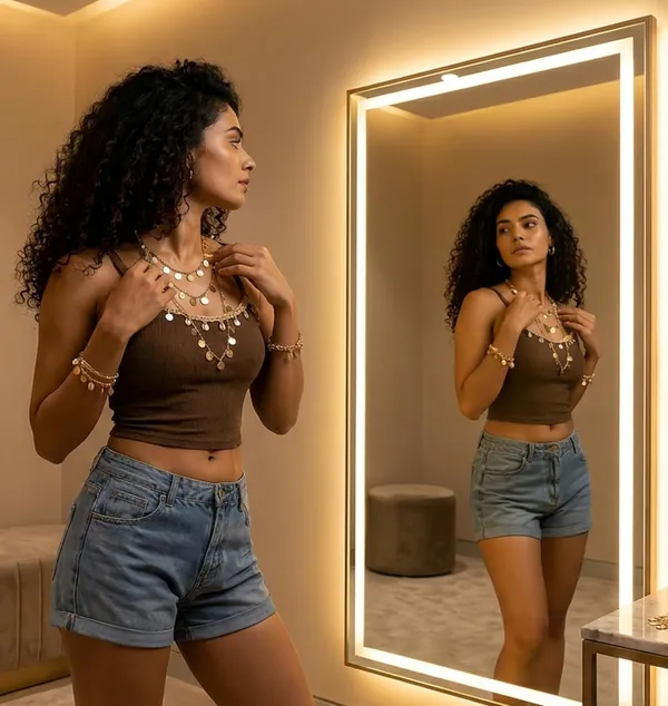 Crop_Top_With_Shrug_Shirt_For_Women